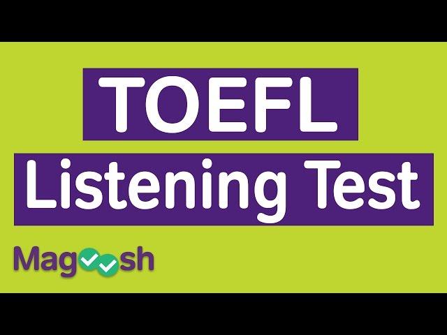 TOEFL Listening Practice Test