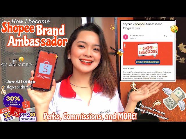 HOW TO BECOME THE NEXT SHOPEE BRAND AMBASSADOR Perks,Commision & More! (2 requirements only!)