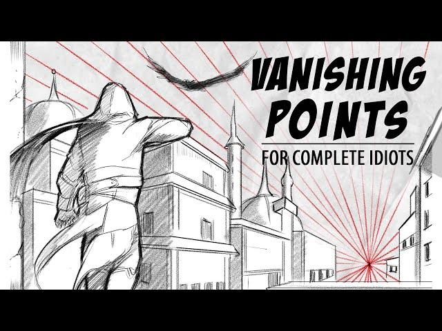 How to draw VANISHING POINTS | Perspective for Beginners | Drawlikeasir