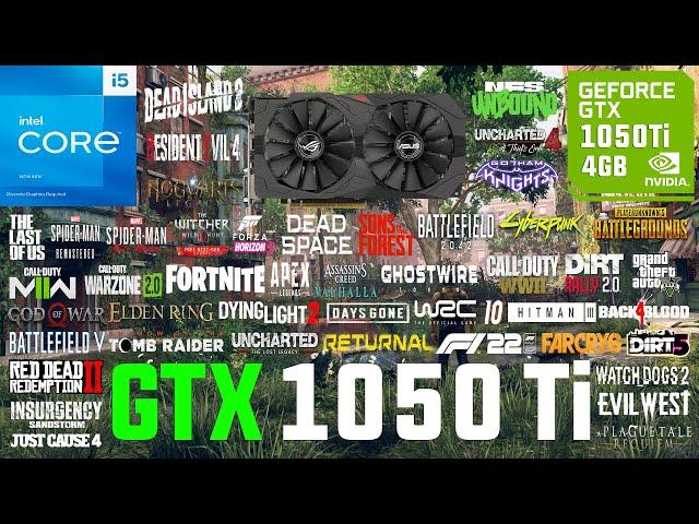 GTX 1050 Ti Test in 50 Games in 2023