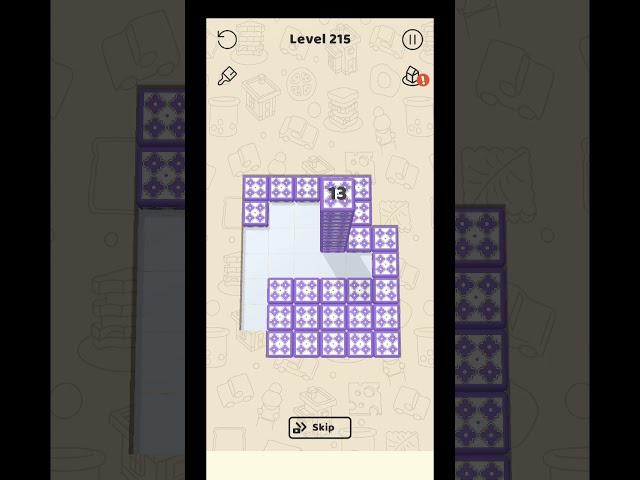 Stack Blocks 3D Level 215 Walkthrough