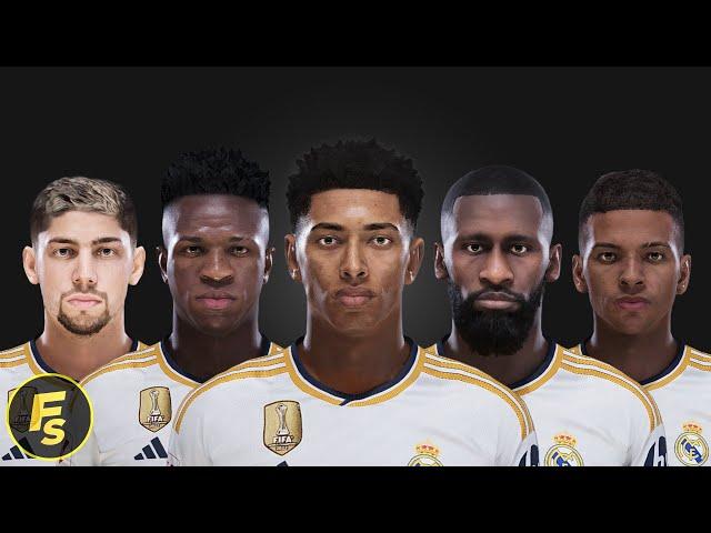 Real Madrid Facepack 2024 - PES 2021 & FL24