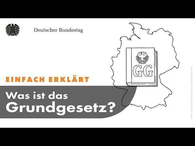 Einfach erklärt: Was ist das Grundgesetz?