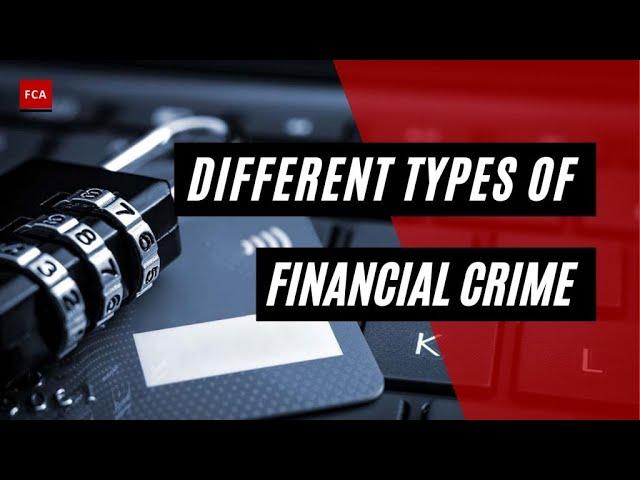 The Many Faces of Financial Crime: A Comprehensive Overview