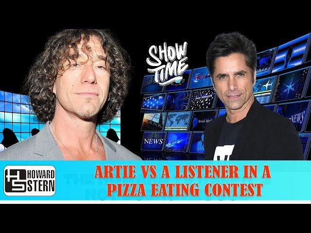 Artie TV Show Artie vs a listener in a pizza eating contest