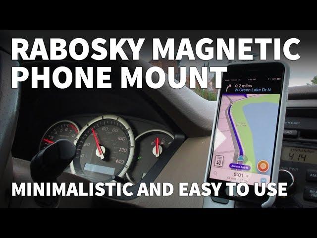 Rabosky Magnetic Phone Mount Review – Magnetic Dashboard Phone Mount for iPhone and Android