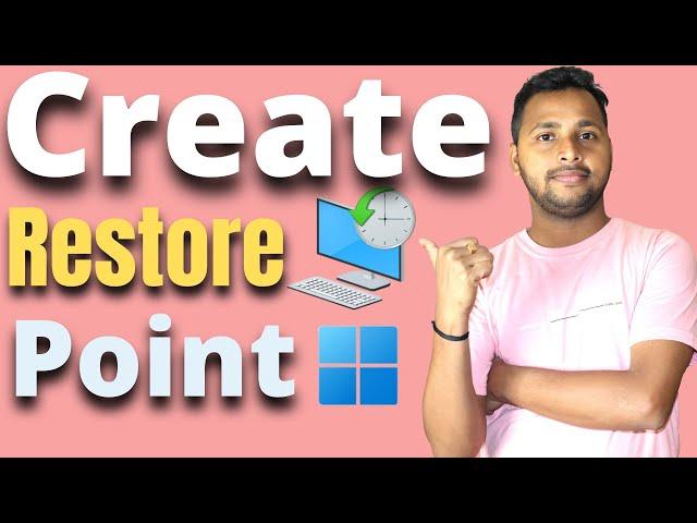 Create a system restore point on windows 11 Simple Way! (Hindi)