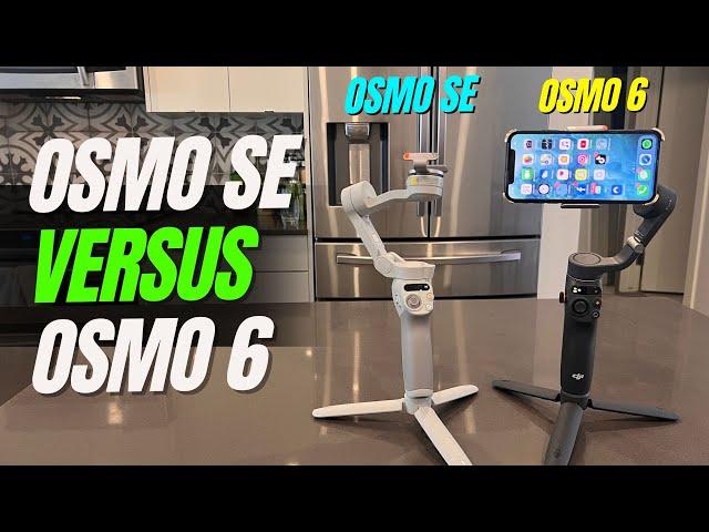 #DJI osmo SE v.s DJI osmo 6 - FULL COMPARISON #gimbal  REVIEW