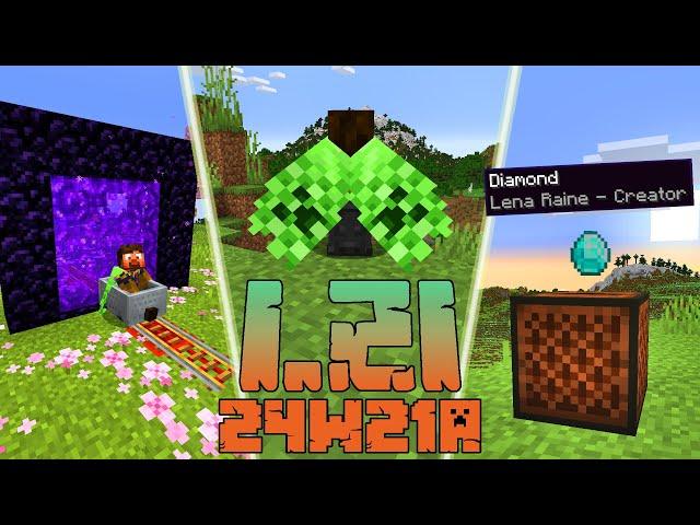 Minecraft 1.21: [Snapshot 24w21a] Co Nowego? AKTUALIZACJA PORTALI! GRAJĄCE PRZEDMIOTY!