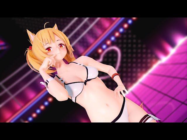 【Arknights R18 MMD】Sora Summer Flowers Bikini Good-night Kiss