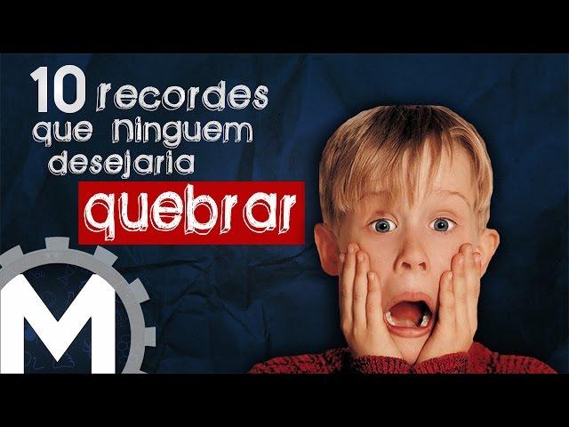 10 Recordes Mundiais que Ninguém Gostaria de QUEBRAR