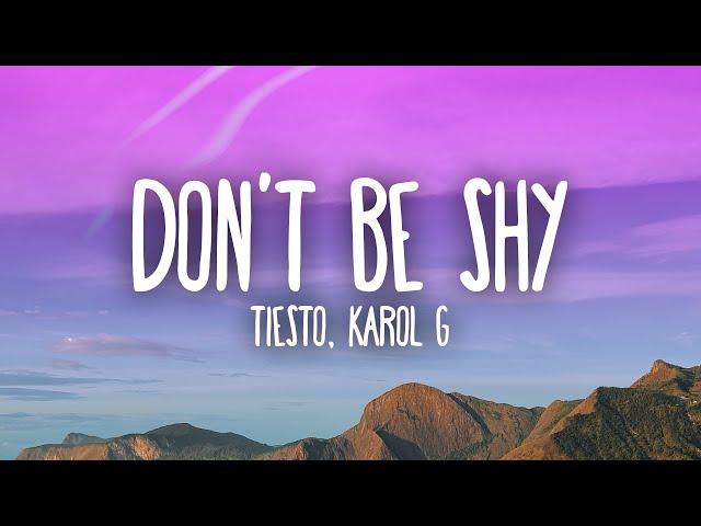 Tiësto & Karol G - Don't Be Shy