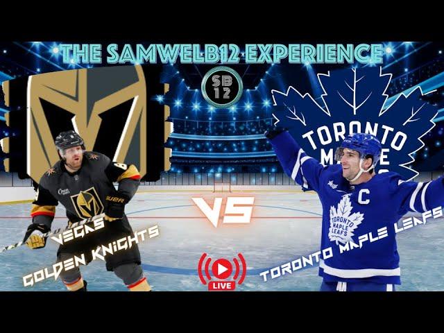  VEGAS GOLDEN KNIGHTS vs. TORONTO MAPLE LEAFS | Live NHL Hockey | Play by play