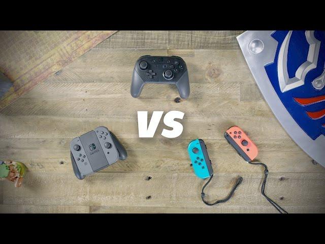 Nintendo Switch Joy-Cons vs Pro Controller