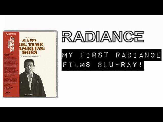 My Introduction to RADIANCE FILMS with BIG TIME GAMBLING BOSS on Blu-ray!