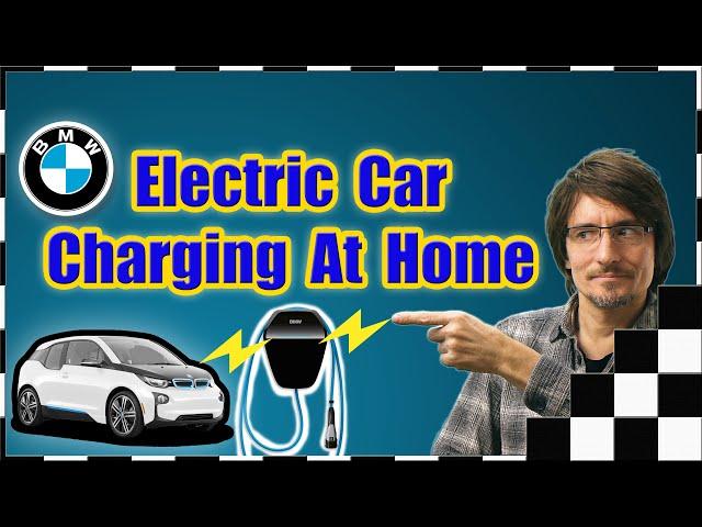 BMW i3 Electric Car Charging At Home - BMW Wallbox Essential versus the Standard Cable