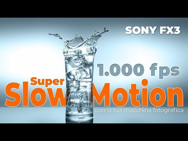 Come fare uno Slow Motion a 1.000 fps con una normalissima fotocamera.