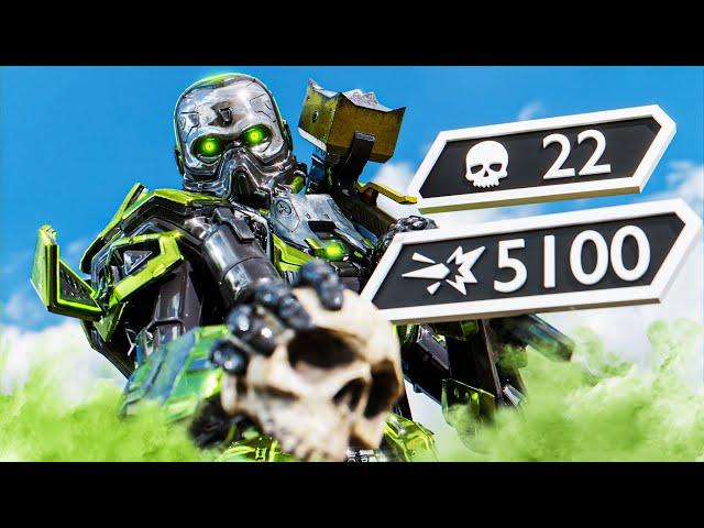 How to Move Different With Caustic // 22 Kill 5k DMG on Storm Point // Apex Legends Season 16