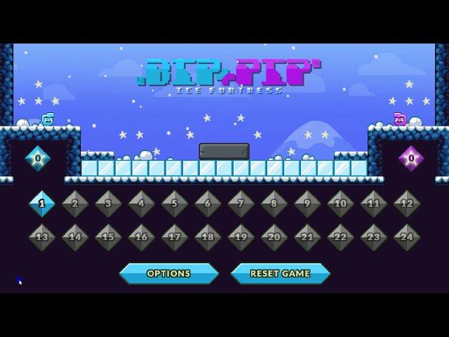 Bip And Pip  Ice Fortes (Two Player Game)