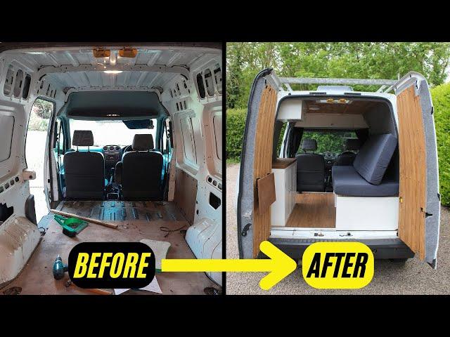 FULL TIME LAPSE | Ford Transit Connect | Mini Camper Van