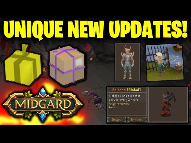 *UNIQUE NEW* CUSTOM RSPS UPDATES! CUSTOM FISHING, ZALCANO AND MORE!!! (FREE STARTERS) - Midgard RSPS