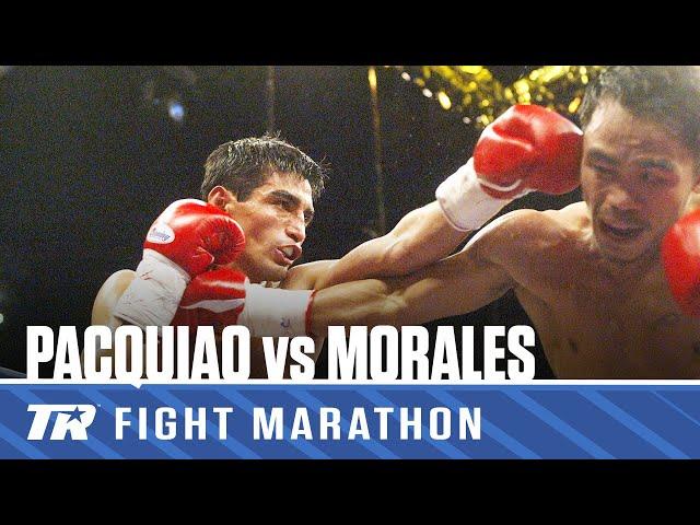 Manny Pacquiao vs Erik Morales Trilogy | FIGHT MARATHON