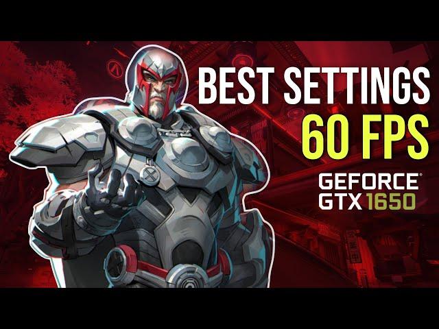 GTX 1650 Marvel Rivals | Optimized Settings 60 FPS!