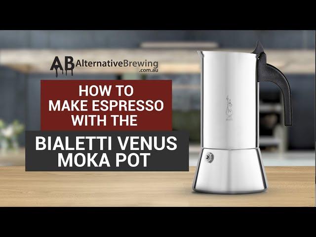 How To Use the Bialetti Venus Moka Pot Espresso Coffee