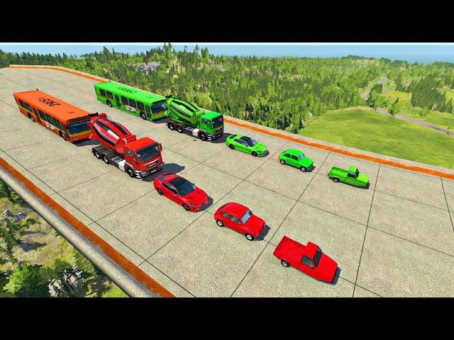 Red vs Green Force | BeamNG Fantasy World | BeamNG drive | BFW