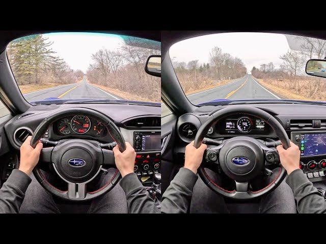 2014 vs. 2022 Subaru BRZ - POV Comparison