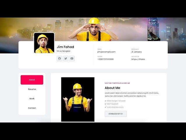 Responsive WordPress Portfolio Website in Elementor 2024 (Step by Step FREE Tutorial for Beginners)