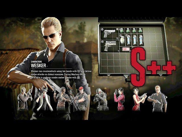 Resident Evil 4 Remake - Mercenaries S++ Rank (All Characters & All Stages) + Separate Ways DLC