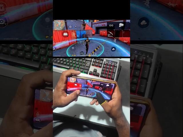 freefire fastest 2 finger mobile hud gameplay smooth 444 AC80 rotetion headshot trick #shorts #short