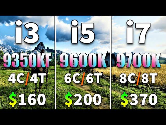 Core i3 9350KF @OC vs Core i5 9600K @OC vs Core i7 9700K @OC | Which CPU is Best for PC Gaming ????