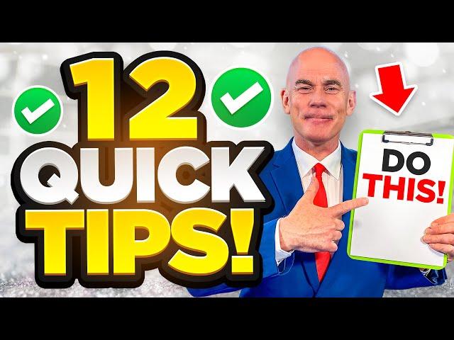 12 'QUICK TIPS' for JOB INTERVIEWS! (How to PREPARE for an INTERVIEW in 2024!)