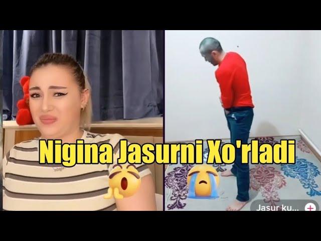 Nigina Jasurni Xo'rladi Jasur avatar bo'ldi Sharmanda batl