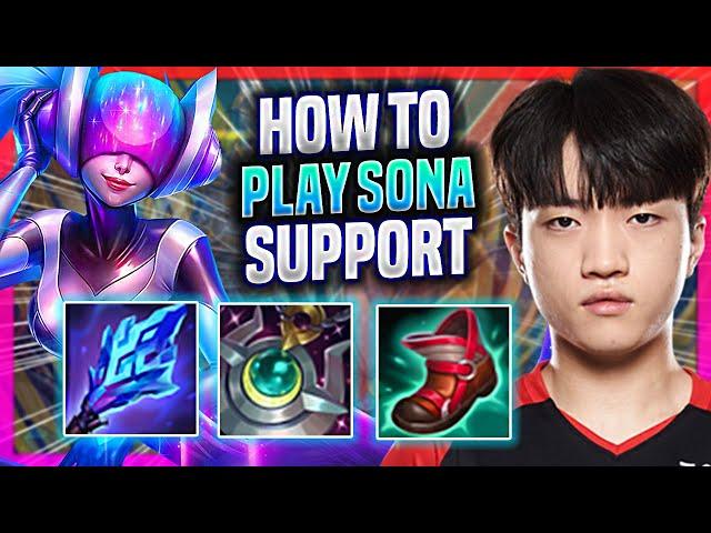 LEARN HOW TO PLAY SONA SUPPORT LIKE A PRO! - T1 Keria Plays Sona Support vs Varus! | Season 2023