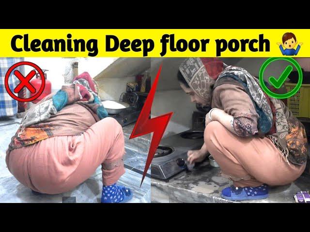Floor Deep cleaning vlog ️ | Desi Cleaning Vlog || Kishwar vlogs