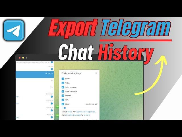 How to Export Telegram Chat History 2024