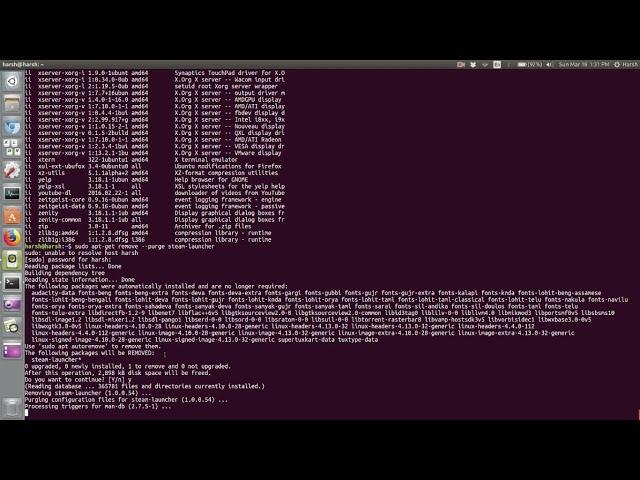 How To Uninstall Or Remove Application Package In Ubuntu Linux