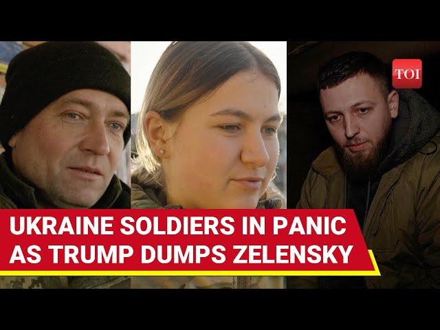 Trump Finishes Ukrainian Military? Zelensky's Soldiers In Panic After Oval Office Clash | Watch