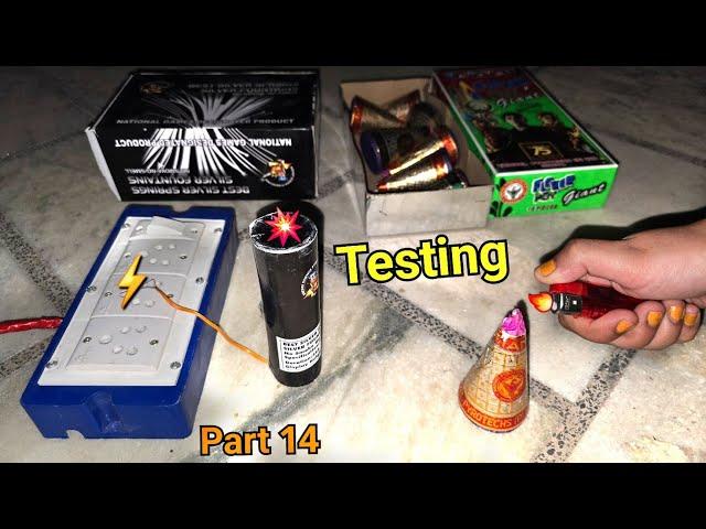 Biggest Diwali Stash Testing 2024| Diwali Electric/fire Crackers Testing | CrackersPart14