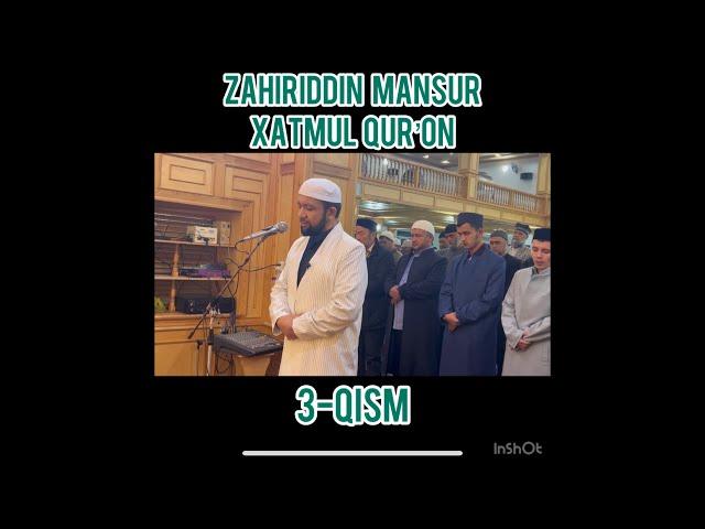 ZAHIRIDDIN MANSUR. XATMUL QUR’ON. 3-QISM