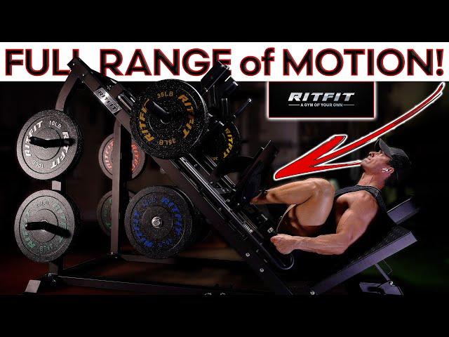 RitFit Gazelle Pro – BEST Range of Motion Leg Press & Hack Squat Machine!