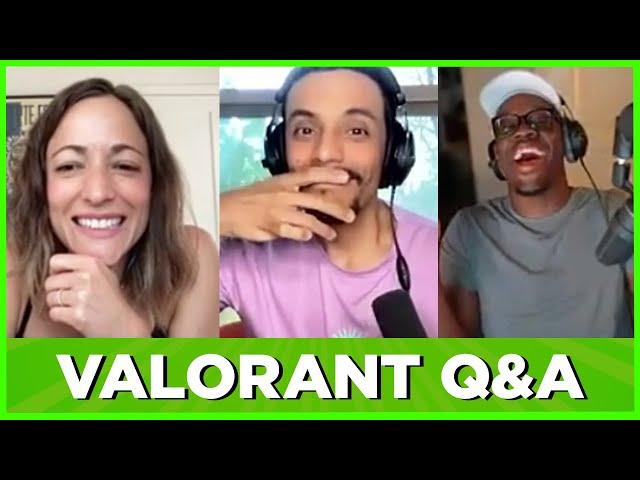 i hosted a q&a with all the valorant voice actors..