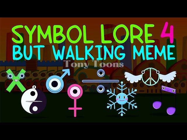 Symbol Lore 4. Continuation Dr. Livesey Walking Meme | Symbol Alphabet Lore animation (Shape Lore)