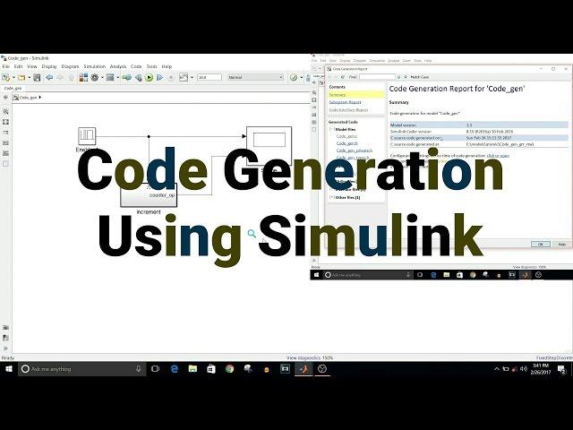 Simulink Tutorial - 21 - Code Generation From Model
