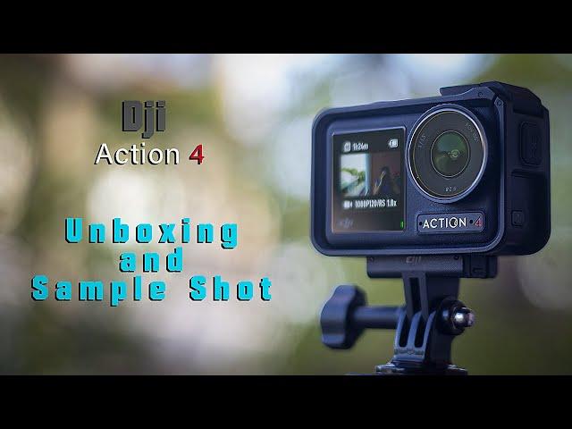 Unboxing And Sample shot #djiaction4 #unboxing