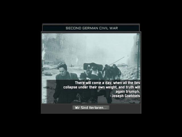 TNO 2WRW: Second German Civil War Superevent