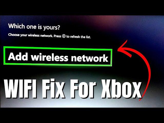 How to fix NO WIFI on XBOX ! New 2024 Tutorial